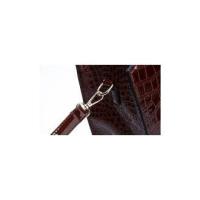 Bolso de mano de lujo para Mujer, Bandolera de Charol PU de Diseño de Cocodrilo, Bolso de Hombre Retro - details 15
