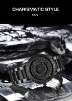 Reloj De Pulsera De Cuarzo Para Hombre FOXBOX Diseño De Cráneo Lujo Acero Inoxidable Deportivo Militar Resistente Al Agua Estilo Casual - details 12