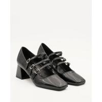 KTEY 282 B3373 BLACK Zapatos casual mujer 34790 24I ZAPATO TRES HEBILLAS CHAROL BLACK - details 1