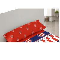Juego De Sábanas Atlético de Madrid Escudos y Rayas.  Composición: 50% algodón 50% poliéster. Licencia Oficial. ATLETICO MADRID - details 2