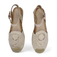 Calzados soraia, Sandalia ganchillo mujer para verano, Sandalia con plataforma de yute, 2024 - details 9