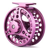 Carrete De Pesca Al Fly Sougayilang CNC Machined Aluminio Cuerpo Acero Inoxidable Eje Principal Knob Antideslizante 5/6 Pesca - details 34
