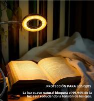 Lámpara De Escritorio LED Ajustable En 3 Colores USB Multiusos Flexible Para Lectura En La Cama Luz Nocturna Moderna Negra - details 5