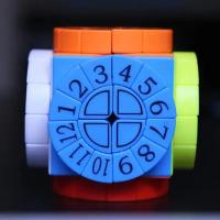 Cubo Mágico Colorido De Segunda Orden Tiempo Máquina Juguete De Puzzle Alienígena Estrucutra Compuesta Juguetes Cerebrales Para Niños - details 0