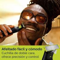 Recortadora, Barbero y Afeitadora Philips OneBlade Pro 360 QP6542/15 - Cara y Cuerpo, Recorta, Perfila y Afeita, Batería 90min, 14 Ajustes Corte, Seco y húmedo, Cable para carga USB incluido. No incluye cargador - details 5