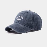 Gorro De Béisbol Gris Para Hombres Y Mujeres Protección Solar Transpirable Suave Con Bordado Coreano Estilo Retro Tendencia Lavado Marca Gorro De Deporte Ajustable - details 6