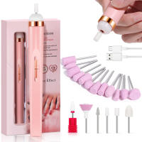Kit De Uñas Eléctrico YIKOOLIN Recargable Y Sin Cable Con 4 Velocidades Trimmer De Cutícula Portátil Para Manicura Y Pedicura - details 4