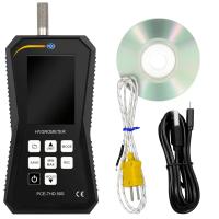PCE Instruments Termohigrómetro con conexión para termoelemento tipo K / Rango: -20 ... +60 ºC Acumulador recargable / Interfaz de datos micro USB / Software / Memoria para 32 000 valores  PCE-THD 50S incl. capuchón sinterizado - details 2
