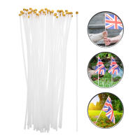 50Pcs Poles Para Banderas De Plástico Para Eventos Deportivos Y Festivales Poles De Bandera Manuales Para Celebraciones Y Publicidad - details 4