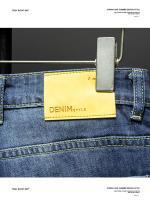 Nuevos Jeans Azul Vintage Para Hombre Estilo Coreano Callejero Moda Slim Stretch Calidad Superior Pantalones De Densidad Hip Hop Streetwear - details 7