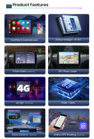 Junsun Android 13 inalámbrico CarPlay Android Auto Radio para VW Golf 4 Passat POLO Transport T5 Multivan Seat Jetta coche Multimedia navegación GPS autorradio - details 2