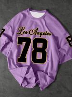 Camiseta De Deporte Para Hombre Con Estampado De Los Angeles Número 78 Estilo Retro Y Casual Camiseta De Verano 2025 - details 7