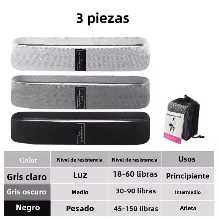 Banda De Resistencia Para Yoga Y Pilates Elasticidad Ajustable Entrenamiento De Cintura Piernas Y Abdomen Equipo De Gimnasio Para Ejercicios En Casa - 1