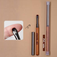 Pincel De Dibujo Para Manicura Con Mango De Madera Redondo Bisturi De Extensión De Gradiente Para Uñas Material De Nylon - details 3