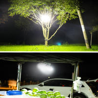 Linterna Portátil LED De 1200LM Más Potente Para Camping Recargable Solar Con Gancho Impermeable Lámpara De Emergencia Ahorradora De Energía Con Luz LED Fuente De Alimentación De Batería Recargable Material ABS - details 3