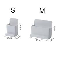 Soporte De Teléfono Adhesivo Organizador De Control Remoto Para TV Y Aire Acondicionado Ecológico Plástico Montado En La Pared - details 2