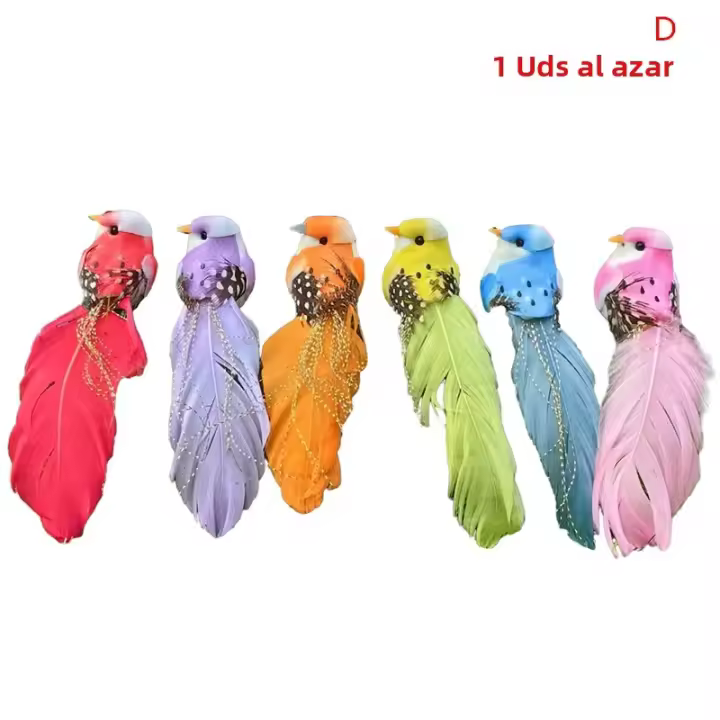 1 Pc Modelo De Pájaro Artificial De Espuma Simulación De Animales Para Decoración De Boda Y Jardín Ornamento DIY - 1
