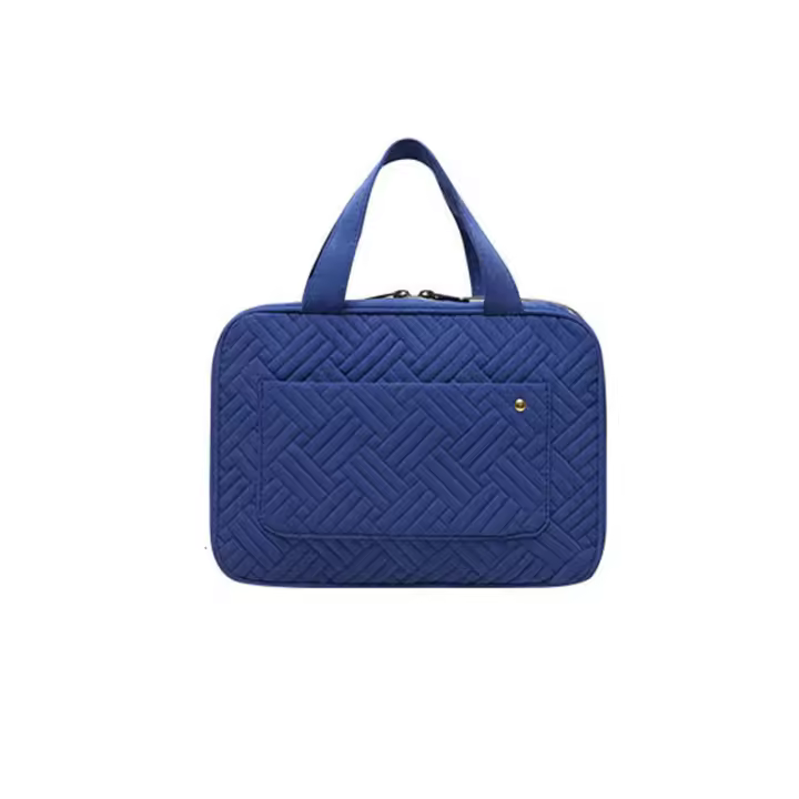 Bolsa De Maquillaje Grande Portátil Impermeable Con Cuatro Plegables Separación Seco Y Húmedo Para Almacenamiento De Utensilios De Belleza - 1