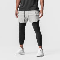 Nuevos Shorts Cortos Para Hombre Verano 2024 2-en-1 Casual Street Fitness Entrenamiento Secado Rápido Transpirable Running Shorts - details 10