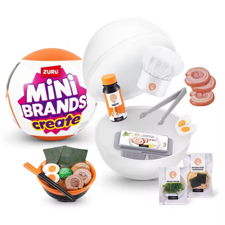 Capsula sorpresa con creaciones miniatura de Master Chef de Mini Brands - 1