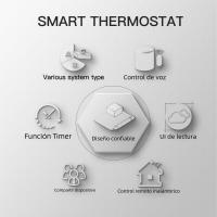 Termostato Inteligente WiFi Controlador De Temperatura Para Calentamiento De Piso Eléctrico Y Agua Calentador De Gas Con Alexa Google Home - details 2