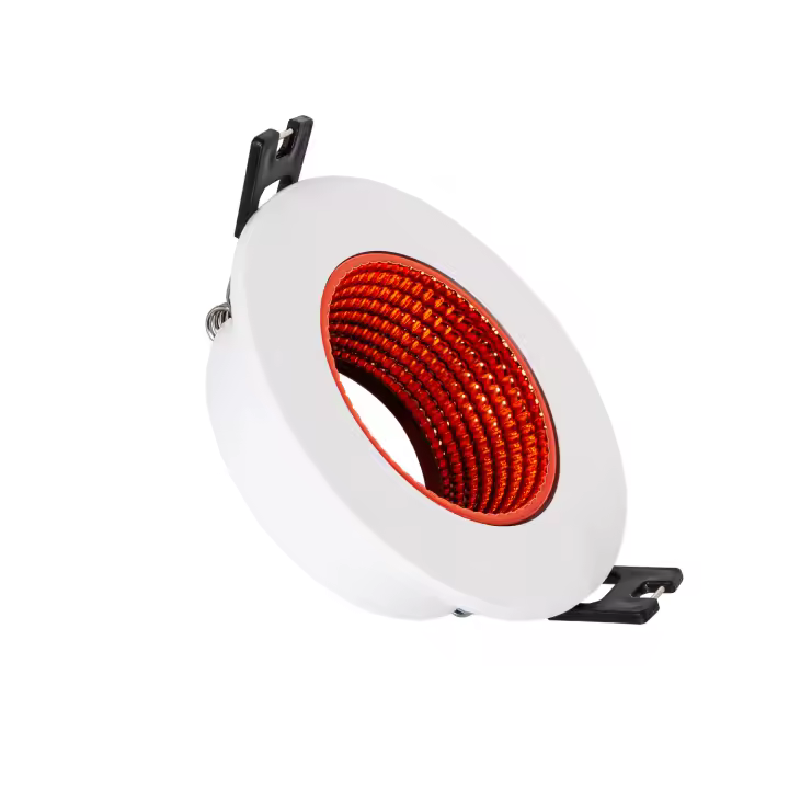 Ledkia Aro Downlight Circular Basculante de Colores para Bombilla LED GU10 / GU5.3 Corte Ø80 mm - 1
