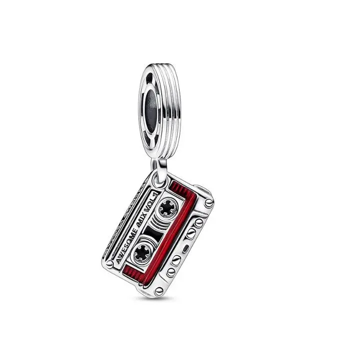 PANDORA Groot-Cuentos de Plata con Cristales marrones, Viene con el original embalaje de Caja de Giano. - 1