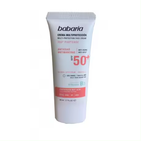 BABARIA CREMA MULTIPROTECCIÓN 360º PHOTOAGE ANTIEDAD & ANTIMANCHAS SPF 50+ 50 ML - 1