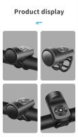 Campana De Bicicleta ESLNF Recargable Alarme Eléctrico Antirrobo Fuerte Sonido Accesorios Para Ciclismo En Carretera - details 10