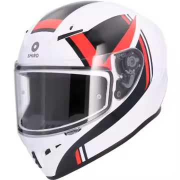 Casco Integral Shiro SH-870 Archer Glossy White Red 22.06 1650-50 - 1