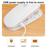 Lámpara De Escritorio Recargable USB Con Clip Y Luz Nocturna Para Dormitorio Estudio Lectura Oficina 360° Flexible - details 2