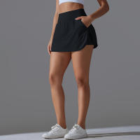 Falda De Yoga Deportiva Al Aire Libre Talla Alta Transpirable Ropa Deportiva Para Badminton Y Tenis Falda Deportiva Activa Fitness Corta Para Mujer - details 14