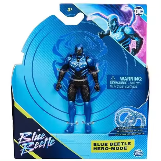 DC COMICS BLUE BEETLE FIGURA BLUE BEETLE HERO MODE SIPN MASTER NUEVO - 1