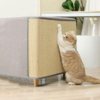 Alfombra De Rasguño Para Gatos De Bambú Resistente Al Desgaste Protectora Para Sofá Y Pared Masa De Un Solo Nivel Para Descanso Y Juguete - details 3