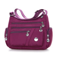 Bolso De Hombro Impermeable Oxford Para Mujer Bolso Cruzado Multifuncional Bolsa De Mano Grande Capacidad Mensajero Casual - details 5