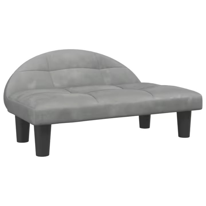 vidaXL Cama para perros de terciopelo 70x52x30 cm sofá para perros Color Gris claro,  Marrón,  Negro y mas - 1
