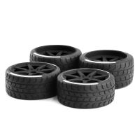 4Pcs Neumáticos De Rueda 17mm Hexagonal Para ARRMA1/7 Firebird FELONY FSR Flying God Mustang GT Da DA GT Racer Highway - details 10