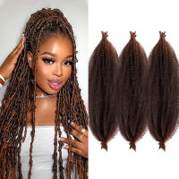 Extensiones De Cabello Crochet Afro Spring Twist Pre-Separadas Marley Para Mujeres Synthetic Braids Cabello Tejido De Afro Twist - details 12