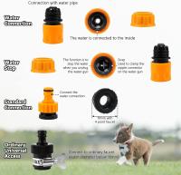 Duchera Para Perros 8 En 1 Limpieza De Mascotas Gato Ducha Pistola De Agua Alta Presión Con Espuma Herramienta De Limpieza Para Animales Jardín Y Coche - details 4