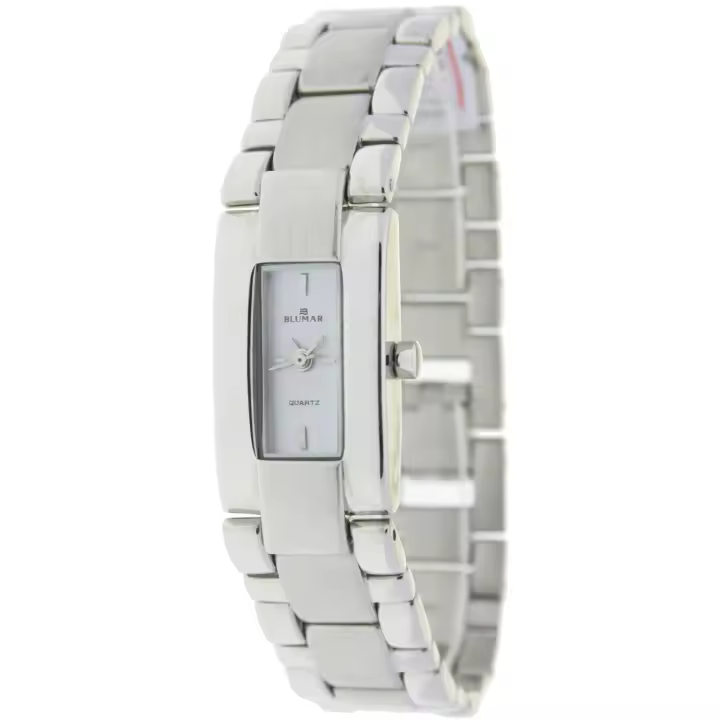 Blumar Bl-09283  Reloj Para Para Mujer Color Plateado - 1