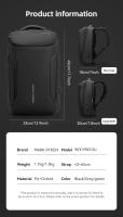 Mochila De Negocios impermeable para hombre, morral de viaje para ordenador portátil con carga USB, se adapta a ordenador portátil de 17 pulgadas y equipo técnico - details 8