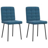 vidaXL Sillas de comedor 2 unidades terciopelo rojo tinto en color Rojo vino tinto/Amarillo/Gris claro y más | cómodas modernas ergonómicas para comedor cocina salón hogar - details 8
