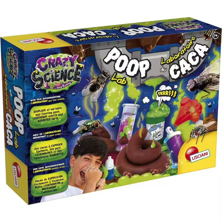 Crazy Science - El Laboratorio de la Caca - Juego Educativo científico divertido para niños a partir de 7 años - 1