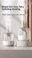 Humidificador USB De Gran Capacidad 4L Doble Nebulización Silencioso Con Luz De Noche 3 Modos Ideal Para Casa/office/dormitorio - details 9