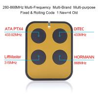 Control Remoto De Puerta De Garaje Multi-Frecuencia 280MHz-868MHz Código Fijo Y Dinámico 433MHz Llave De Acción Para Puerta Metálica Y ABS Incluye Batería CR2032 - details 3