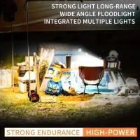 Luz solar de emergencia, luz LED multifunción para acampar, linterna portátil para exteriores con carga USB, luz roja, señal SOS, batería de níquel incluida, para acampar, hacer senderismo y pescar - details 9