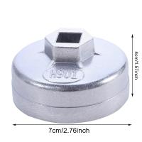 Llave De Herramienta De Automóvil 1/2 Pulgada Para Filtro De Aceite Capa Final Herramienta De Mano Universal Tamaños 65mm 67mm 74mm 79mm - details 8
