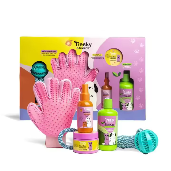 Tresky & Friends - Juego de 5 Piezas para el Cuidado Integral de Mascotas, Práctico y Duradero - 1