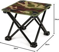 Taburete portátil plegable Pequeño, mini Silla portátil plegable Oxford, taburete de Pesca de viaje, adecuado para el senderismo al Aire Libre, Viajes, camping - details 0