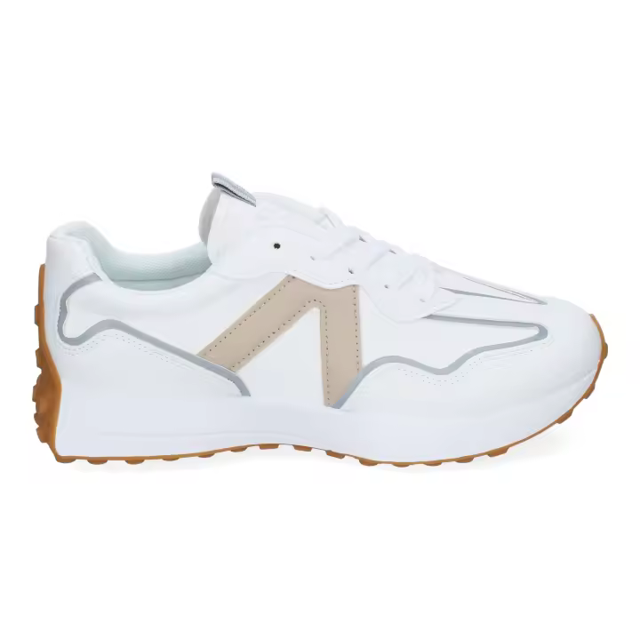 PuntoSalao Zapatillas deportivas Snekers cómodas para hombre color kaki SL-736 - 1
